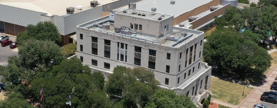 Aerial photo of City Hall