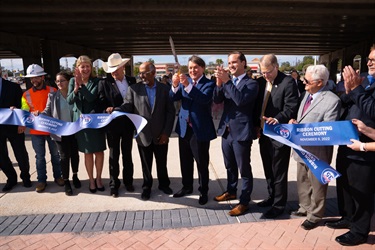 Ribbon Cutting to Celebrate Completion I-35 Improvements