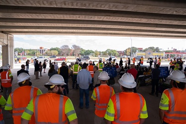 Ribbon Cutting to Celebrate Completion I-35 Improvements