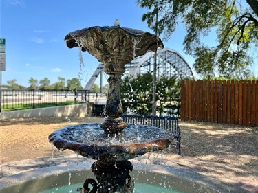 Indian Spring Park fountain