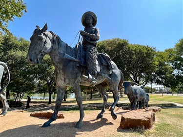 Indian Spring Park sculptures