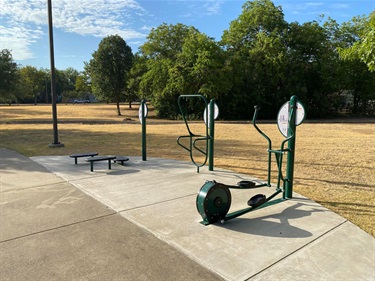 North Waco Park fitness station
