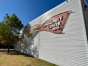 South Waco Community Center building sign