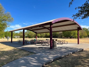 South Waco Park pavilion