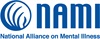 Blue logo for National Alliance on Mental Illness