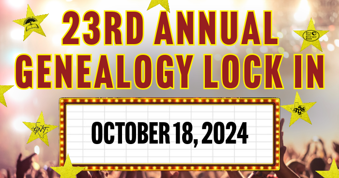 Genealogy Lock In on October 18, 2024