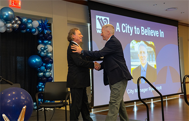 Waco Mayor Jim Holmes and City Manager Ryan Holt