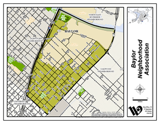 Baylor Neighborhood Map