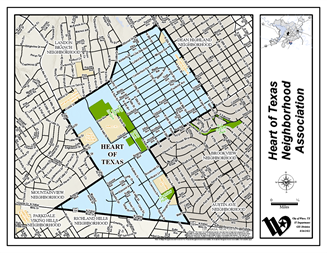 Heart Of Texas Neighborhood Map