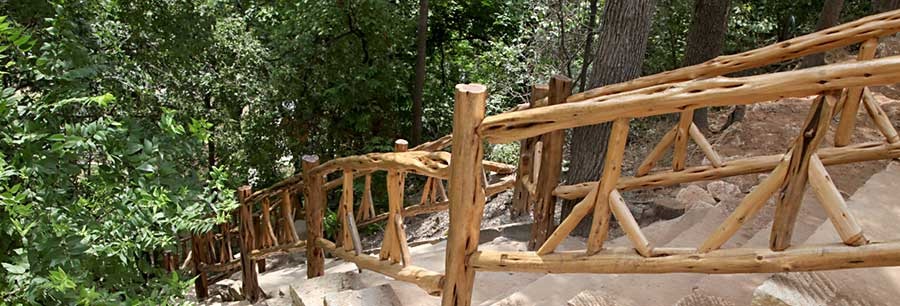 Photo of Jacob's Ladder staircase in Cameron Park.