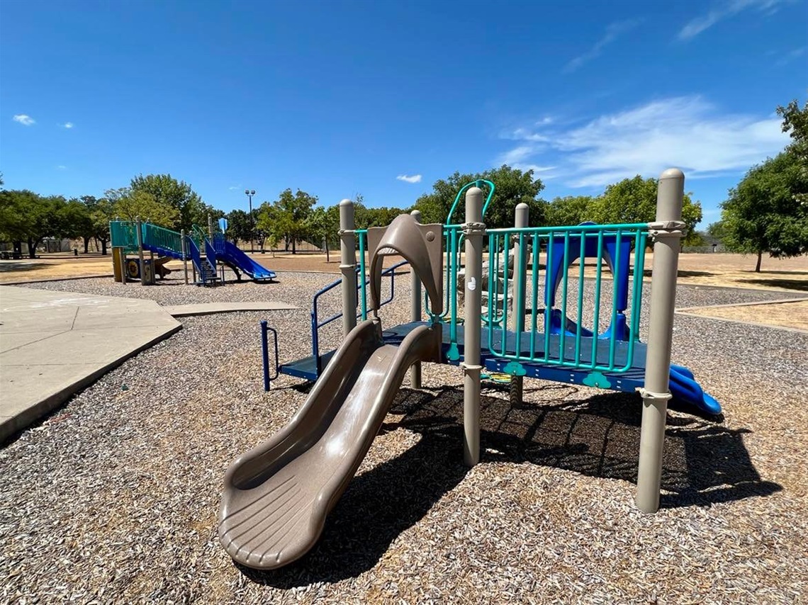 Photo of playground area at Crestview Park.