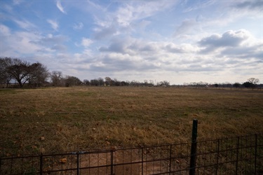 Large fenced-in open pasture