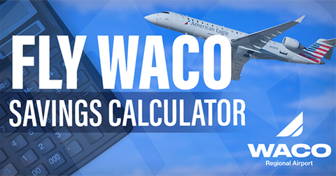 A calculator and American Eagle airplane