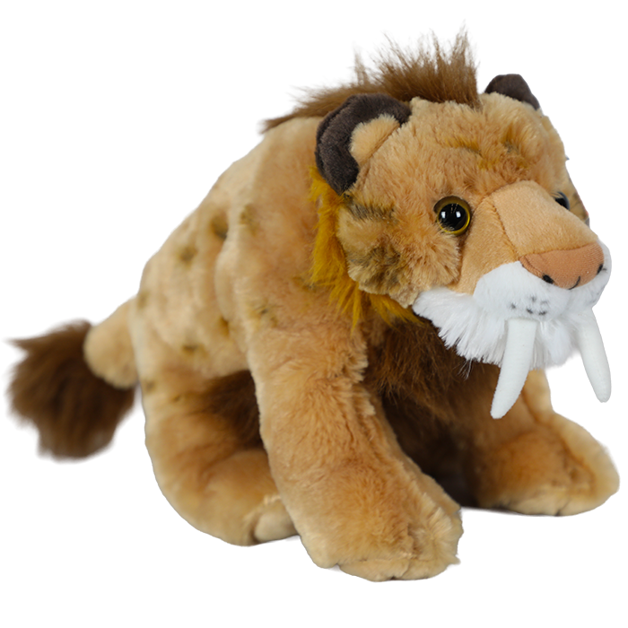 Light Brown Sabertooth Plushie