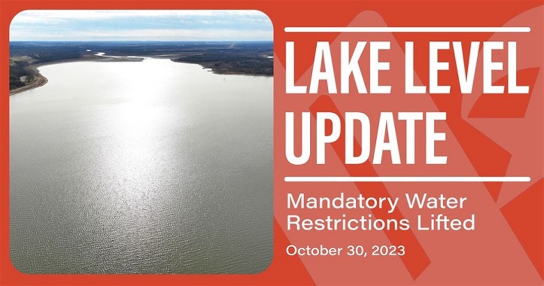 Mandatory Water Restrictions Lifted City of Waco
