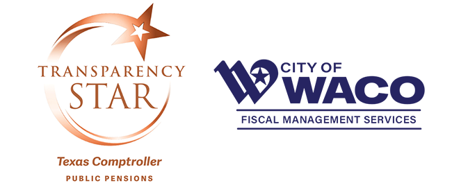 Transparency Star with City of Waco Fiscal Management Services Logo