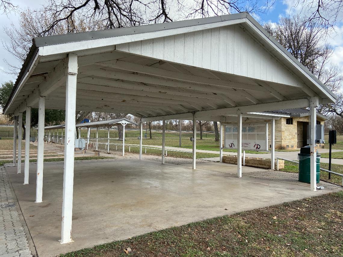 Brazos Park East Horseshoe Pit Pavilion.JPG