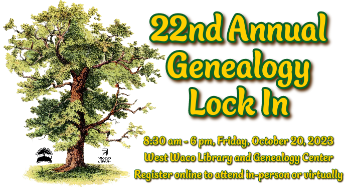 22nd Annual Genealogy Lock In