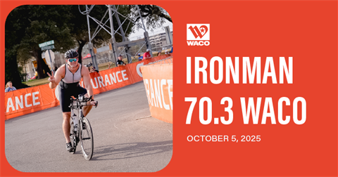 ironman athlete on a bicycle