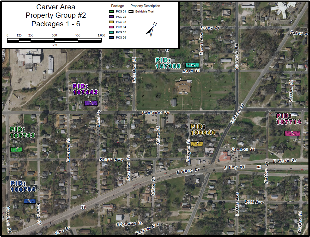 Map Image of Bid Sale Packages